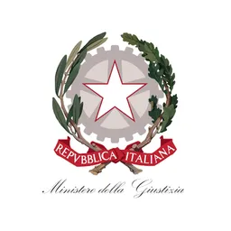 Emblema della Repubblica Italiana per il Ministero della Giustizia
